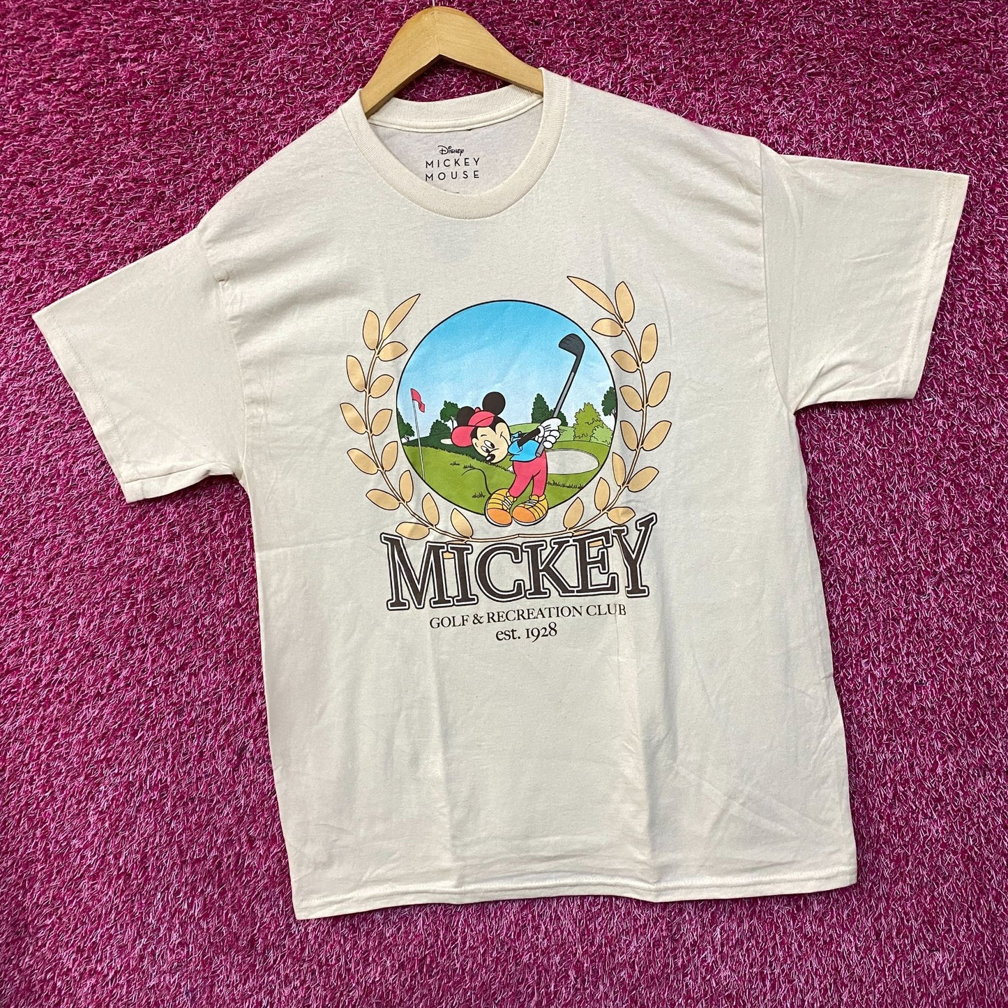 Mickey Mouse Golf FORE! Tshirt size Large