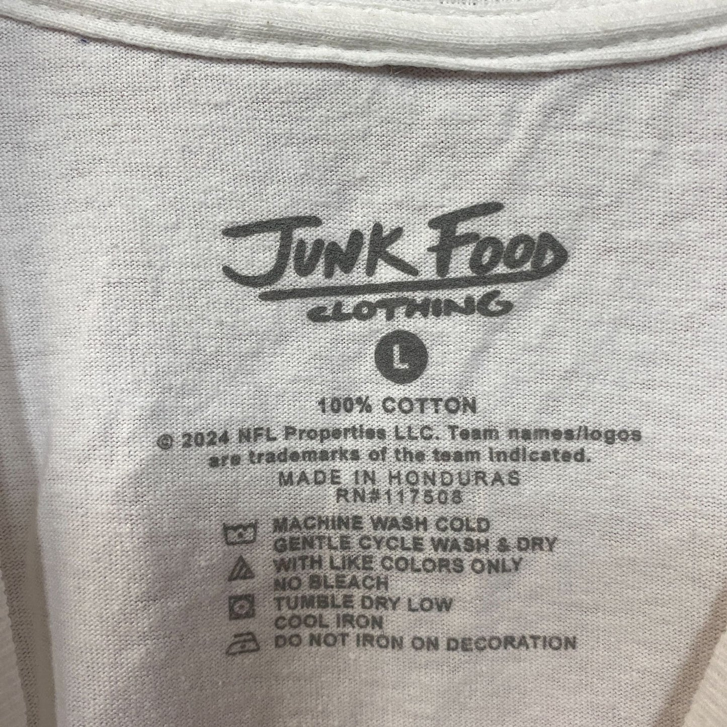 Junk Food NFL Miami Dolphins Throwback Helmet Logo T- Shirt Large