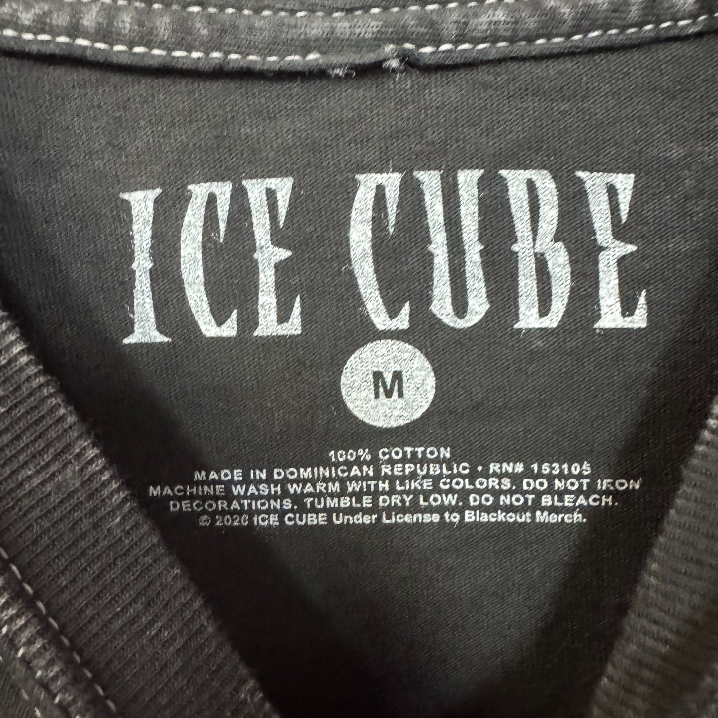 Ice Cube Today Was a Good Day West Coast Rap Acid Wash Tee M