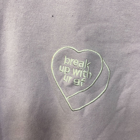 Ariana Grande Break Up With Your Girlfriend Sweetener World Tour Sweatshirt Medium
