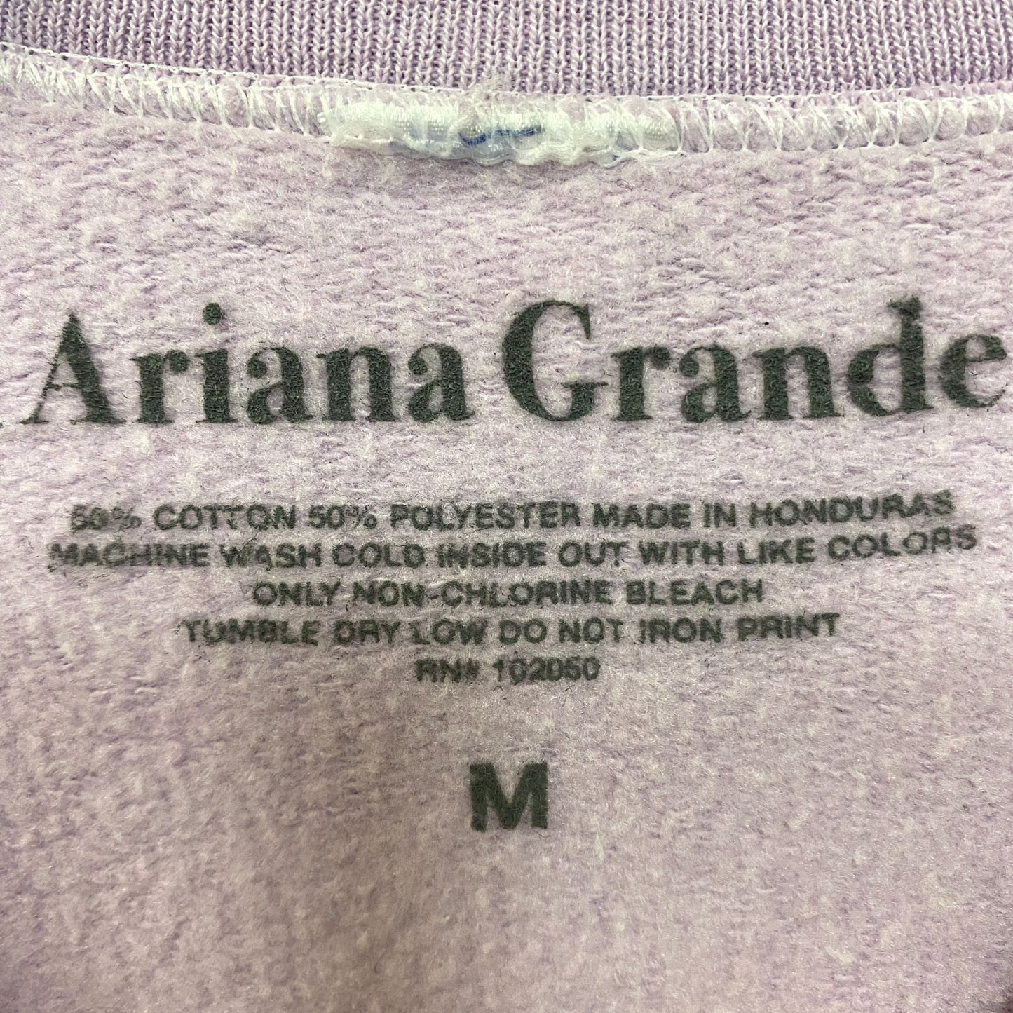 Ariana Grande Break Up With Your Girlfriend Sweetener World Tour Sweatshirt Medium