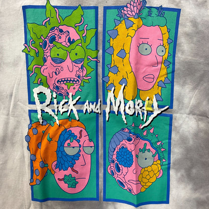 Adult Swim Rick & Morty Infected Tie Dye T-Shirt size Small