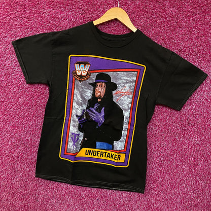 WWE The Undertaker Trading Card T-Shirt Medium