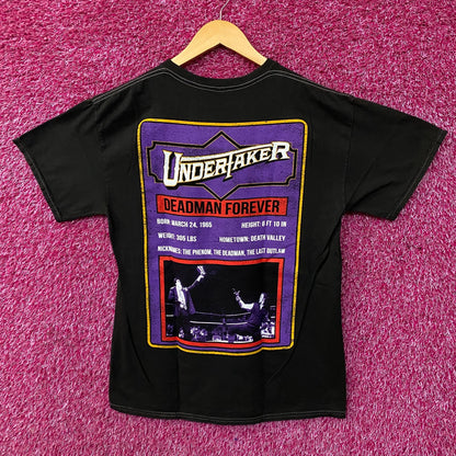 WWE The Undertaker Trading Card T-Shirt Medium