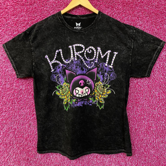 Sanrio Kuromi Tattoo Art Mineral Wash T-Shirt XL