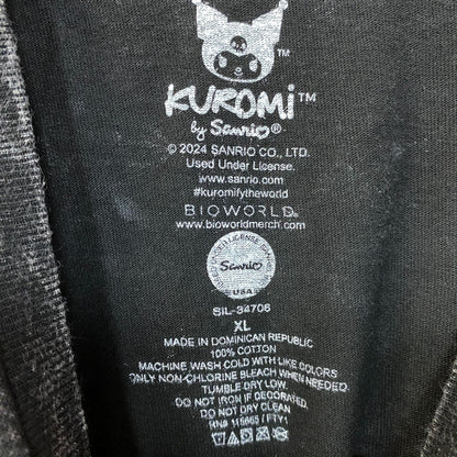 Sanrio Kuromi Tattoo Art Mineral Wash T-Shirt XL
