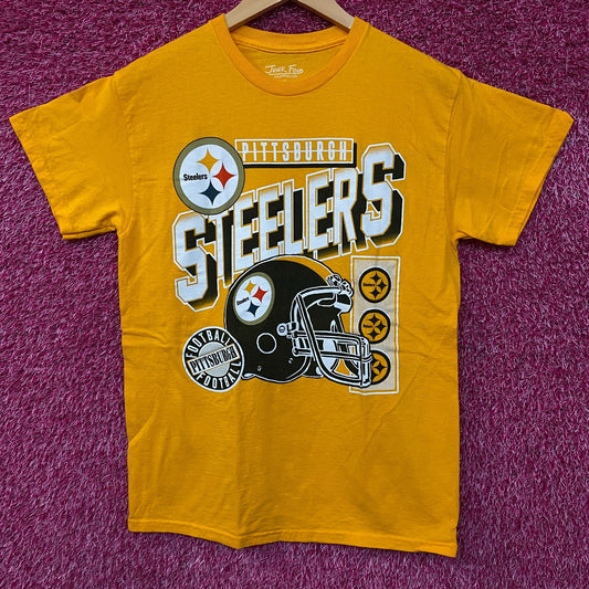 Junk Food Clothing NFL Pittsburgh Steelers Checkdown Flea Market Tee Small