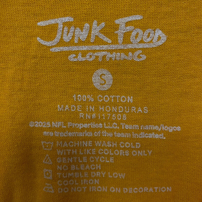 Junk Food Clothing NFL Pittsburgh Steelers Checkdown Flea Market Tee Small