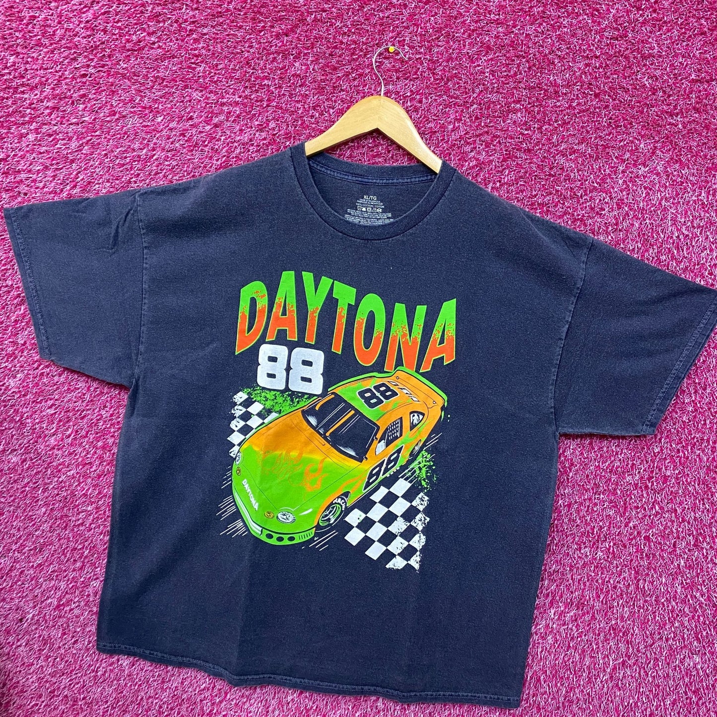 Daytona Beach 88 Nascar Racing Graphic Design T-shirt XL