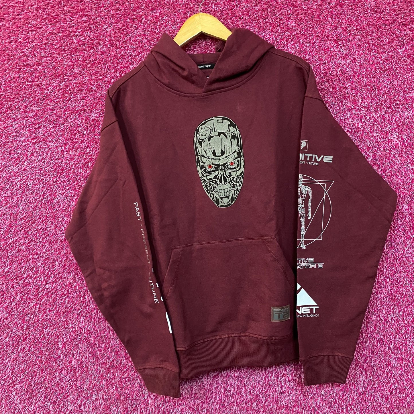 Primitive x Terminator 2 Judgment Day Oversized Hoodie Size Medium