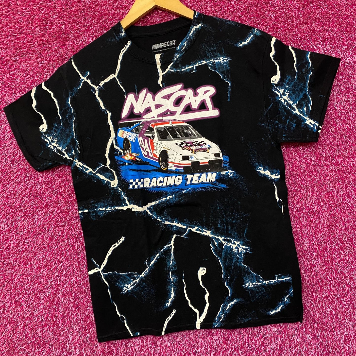 NASCAR Racing Team Shock Lightning T-Shirt Small