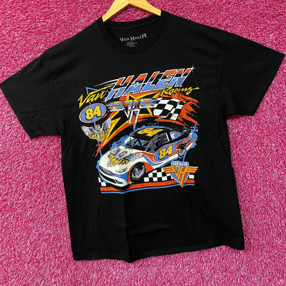 Van Halen Nascar Racing Car Graphic Design T-Shirt Large