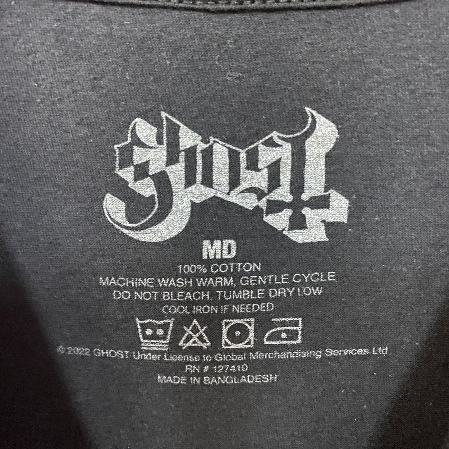 Ghost Cherry Pie Cardinal Copia Rock Band T-Shirt Medium
