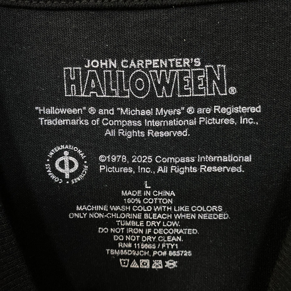 Halloween "The Night He Came Home" Horror Graphic T-Shirt Large