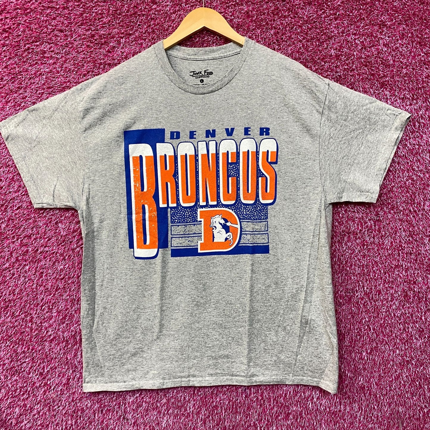 Junk Food Clothing NFL Denver Broncos Complete T-Shirt Large