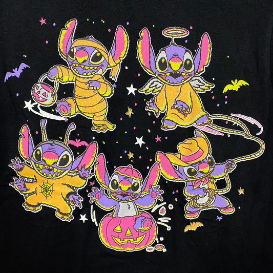 Disney Lilo & Stitch Halloween Costumes Glow-In-The Dark T-Shirt Small