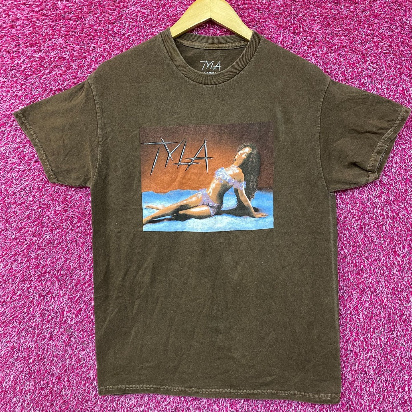 Tyla Self Titled Album Water T-Shirt Extra Small