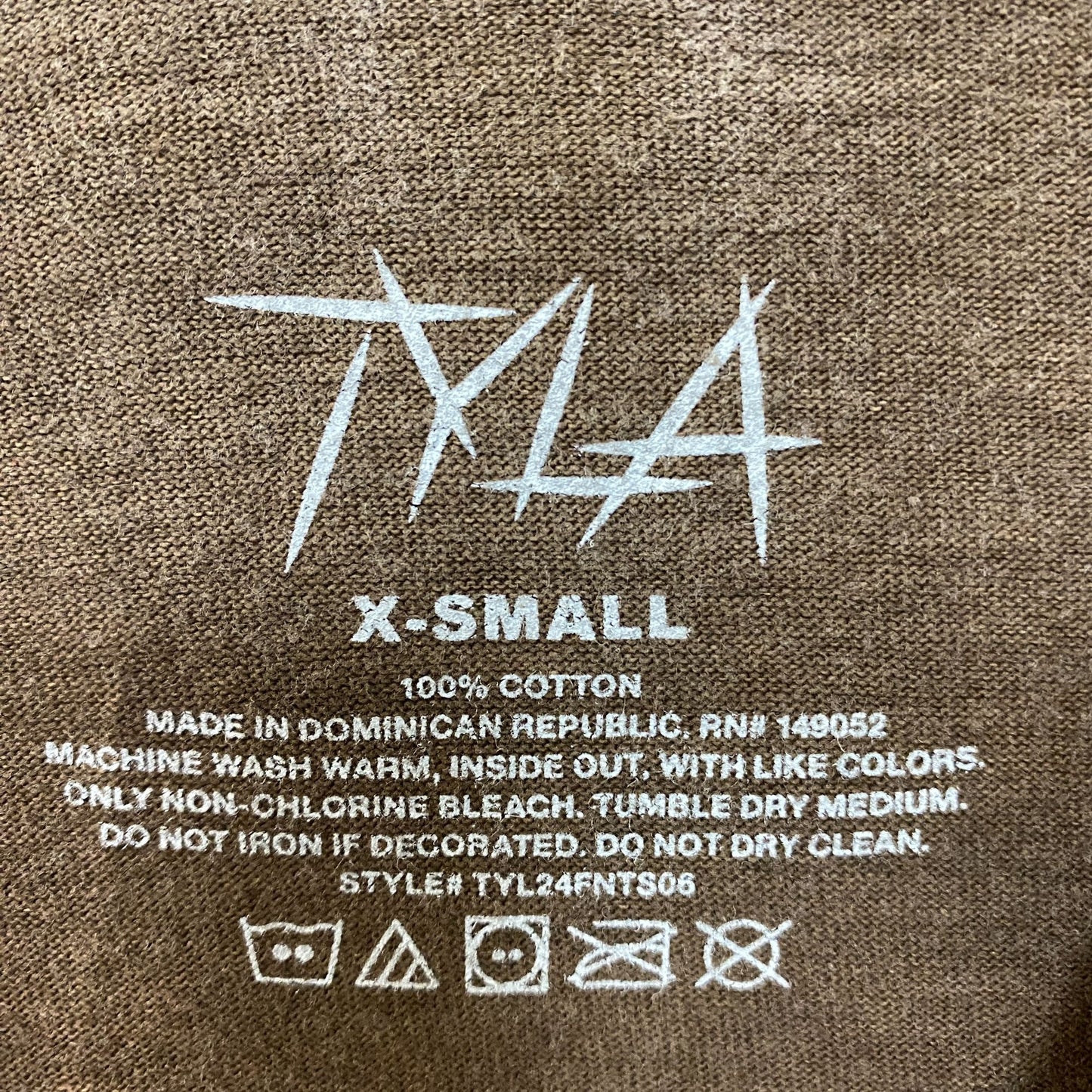 Tyla Self Titled Album Water T-Shirt Extra Small