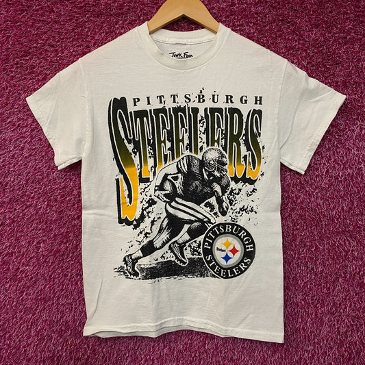 Junk Food Clothing NFL Pittsburgh Steelers Rushing Flea Market T-Shirt XS