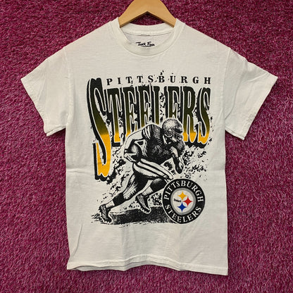 Junk Food Clothing NFL Pittsburgh Steelers Rushing Flea Market T-Shirt XS