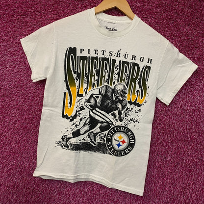 Junk Food Clothing NFL Pittsburgh Steelers Rushing Flea Market T-Shirt XS
