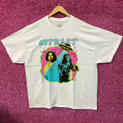 Outkast  Spaceship Cartoon Graphic Hip Hop T-Shirt 2XL