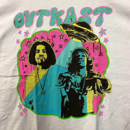 Outkast  Spaceship Cartoon Graphic Hip Hop T-Shirt 2XL