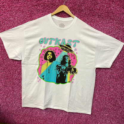 Outkast  Spaceship Cartoon Graphic Hip Hop T-Shirt 2XL
