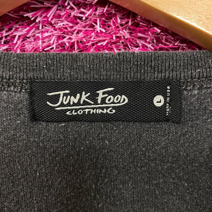 Junk Food Clothing Women's Burning Love Original Vintage Style Tee Large