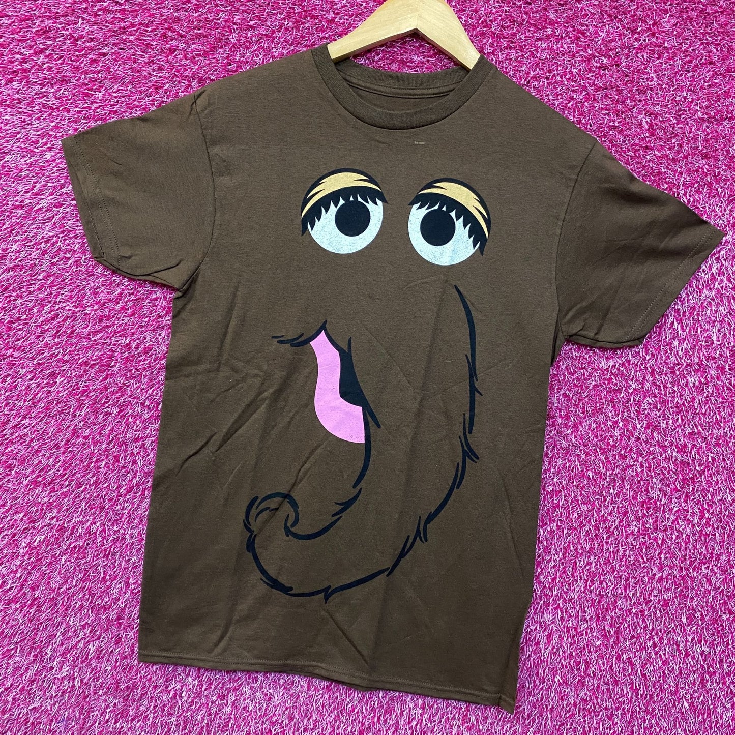 Seven Times Six Sesame Street Snuffleupagus Face T-Shirt Small
