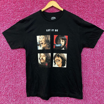 The Beatles Let It Be Album Cover Art T-Shirt Large