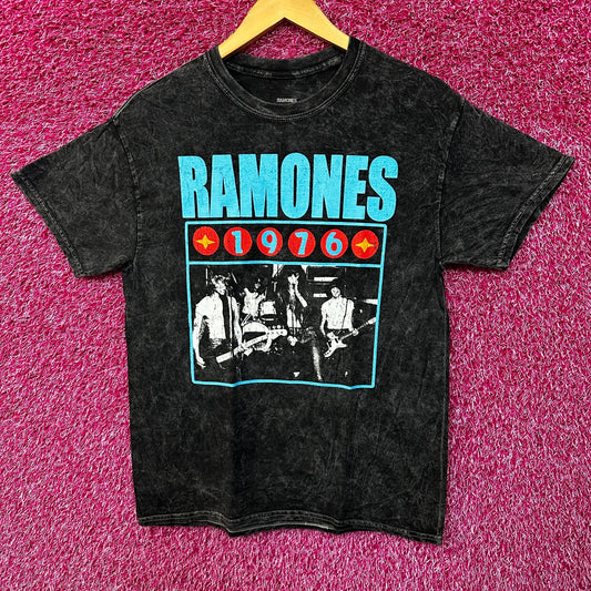 The Ramones 1976 Tour mineral wash Tshirt size Medium