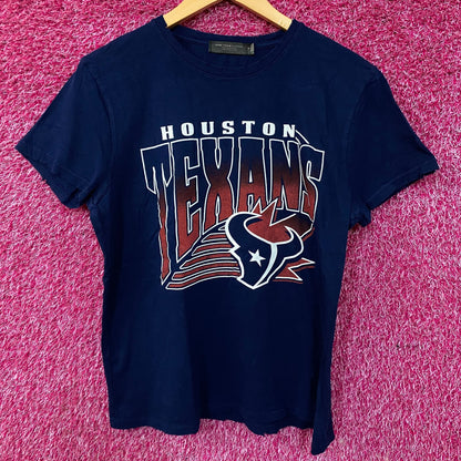 Junk Food Clothing Women's Houston Texans Vintage Style T-Shirt Smalls