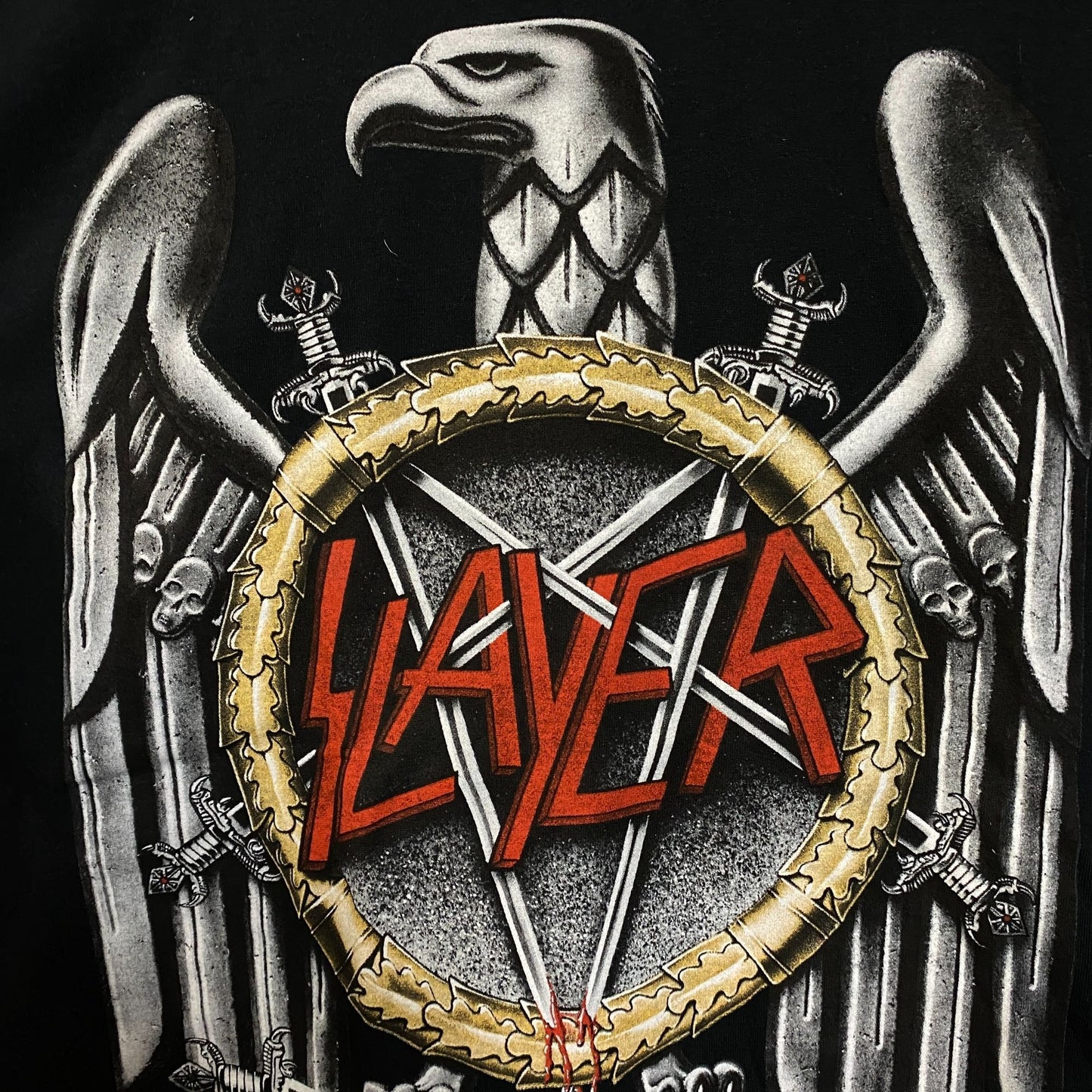Slayer Show No Mercy Thrash Metal band T-Shirt Large