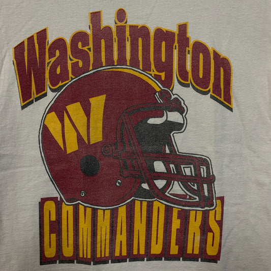 Junk Food Clothing Washington Commanders Throwback Helmet Flea Market Tee XS