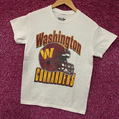 Junk Food Clothing Washington Commanders Throwback Helmet Flea Market Tee XS
