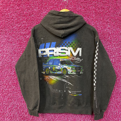 Prism Racing Rally Car Design to Dominate Hoodie size Medium