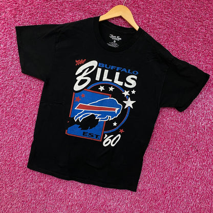 Junk Food Clothing Buffalo Bills Star Power Graphic T-Shirt Medium