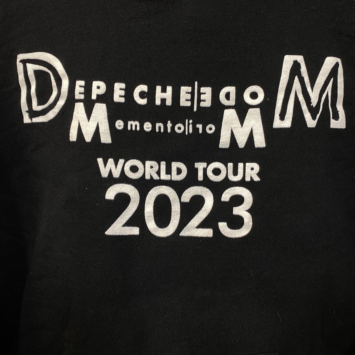 Depeche World Tour 2023 Hoodie size Large