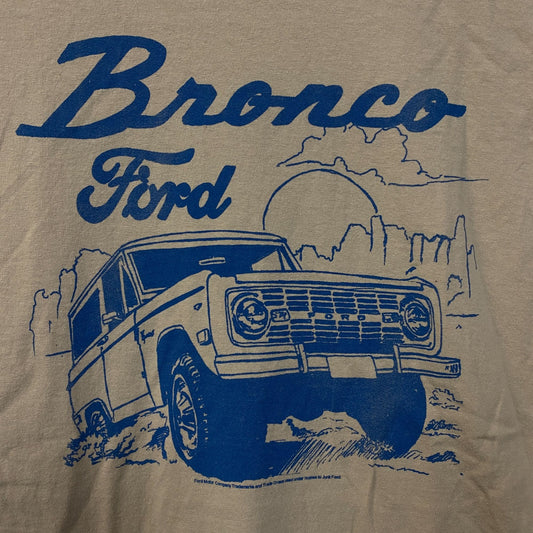 Junk Food Clothing Women's Ford Bronco Sun Vintage Style Tee Large
