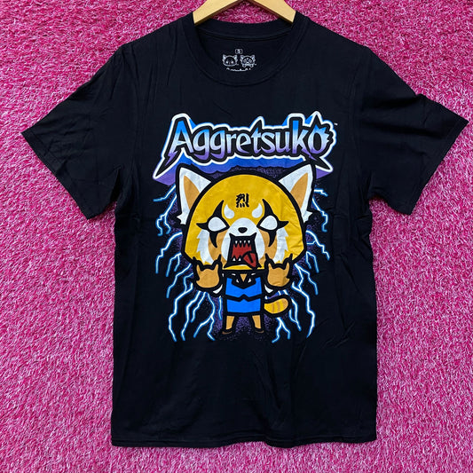 Aggretsuko Metal Rockin Out Retsuko Sanrio T-Shirt Small