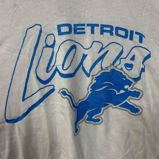 Junk Food NFL Detroit Lions Long Sleeve Cropped T-Shirt Small