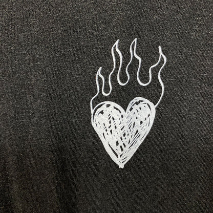 Junk Food Clothing Women's Burning Love Original Vintage Style Tee Large