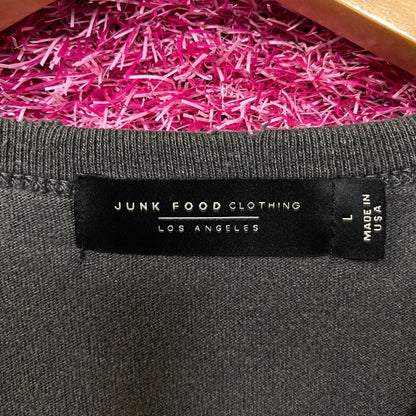 Junk Food Clothing Women's Burning Love Original Vintage Style Tee Large