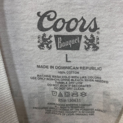 Coors Banquet Beer Retro Style Graphic T-Shirt Large