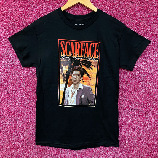 Scarface Tony "Money Power Respect" Graphic T-Shirt Small