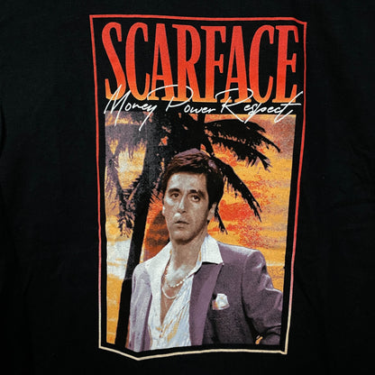 Scarface Tony "Money Power Respect" Graphic T-Shirt Small