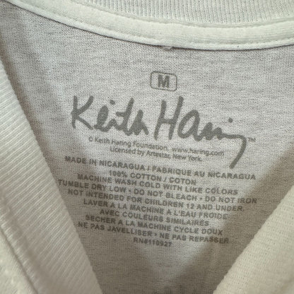 Keith Haring Circle of Men Dancing Pop Art Long Sleeve M