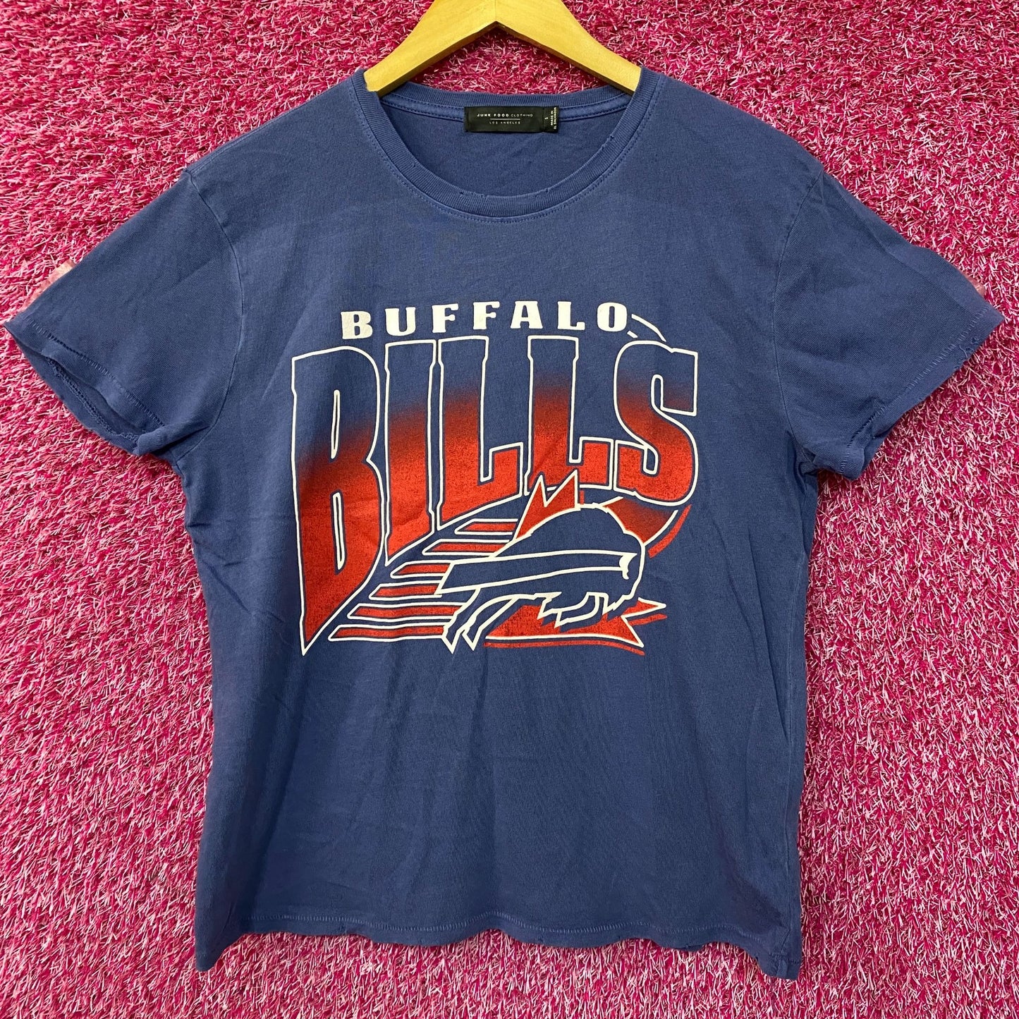 Junk Food NFL Buffalo Bills Logo Football Tshirt size Small