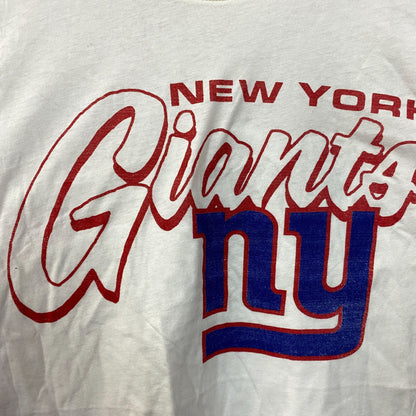 Junk Food Clothing New York Giants Touchdown Long Sleeve Crop Tee XL